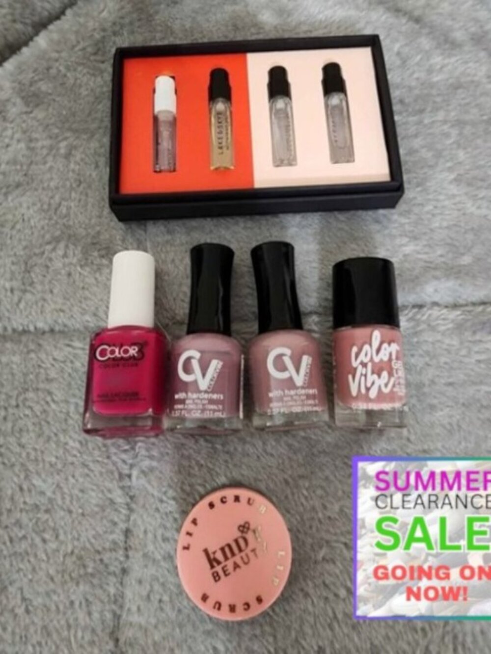 Summer Clearance Nail Polish, Lip Scrub & Sample Lake & Skye